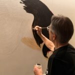Goldfish mural production example